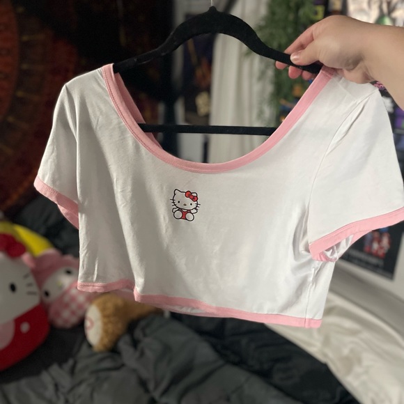 Hello kitty cropped tee - Picture 1 of 1